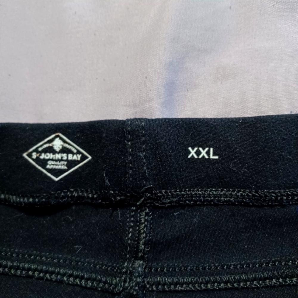 Skinny leggings black with back pockets